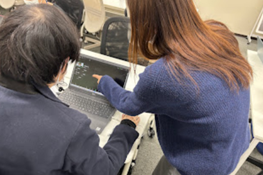 PCスキルトレーニングの様子